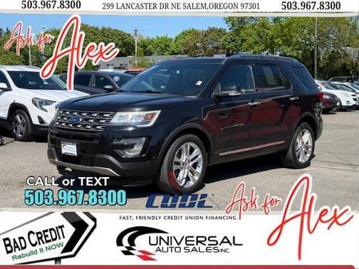 Shadow Black 2017 Ford Explorer Limited