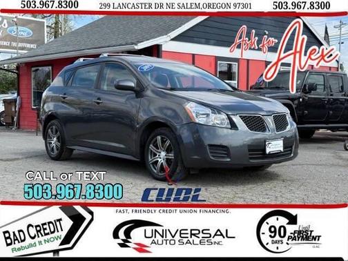 Carbon Gray Metallic 2009 Pontiac Vibe Base