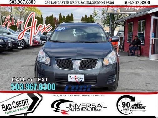 Carbon Gray Metallic 2009 Pontiac Vibe Base