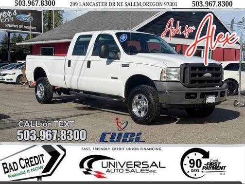 Oxford White Clearcoat 2005 Ford F-350 XL Crew Cab