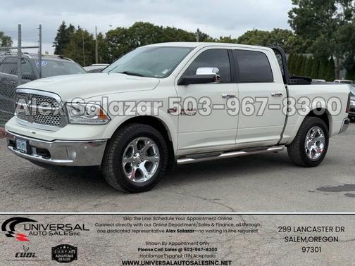 Pearl White 2017 RAM 1500 Laramie