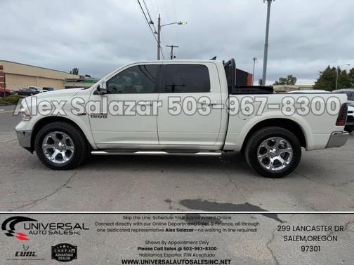 Pearl White 2017 RAM 1500 Laramie