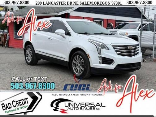 Crystal White Tricoat 2017 Cadillac XT5 Luxury