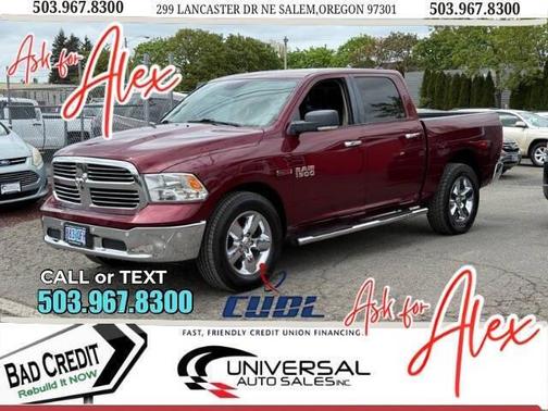 Delmonico Red Pearlcoat 2017 RAM 1500 Big Horn