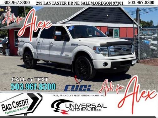 White Platinum Metallic Tri-Coat 2013 Ford F-150 Platinum