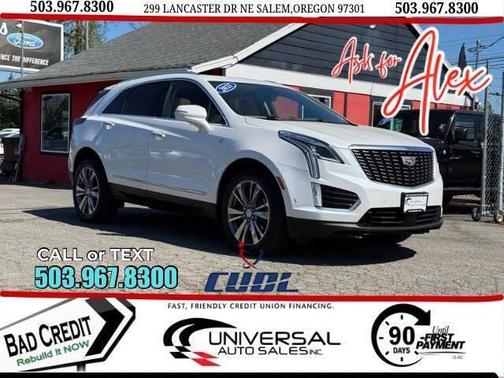 Crystal White Tricoat 2021 Cadillac XT5 Premium Luxury