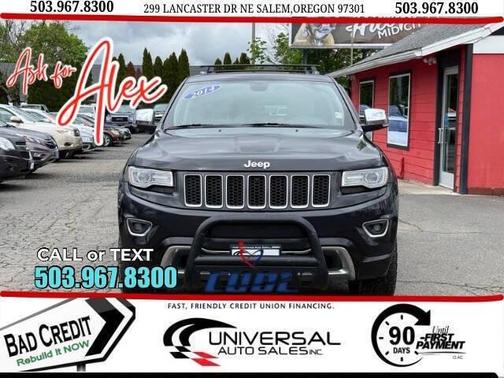 Brilliant Black Crystal Pearlcoat 2014 Jeep Grand Cherokee Overland