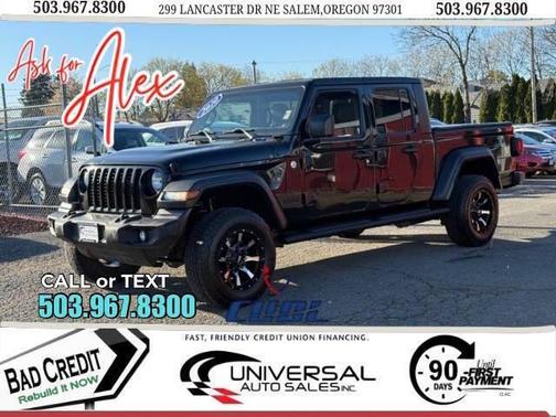 Black Clearcoat 2020 Jeep Gladiator Sport S
