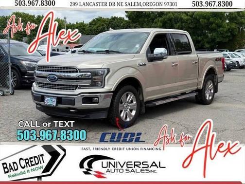 Tan 2018 Ford F-150 Lariat