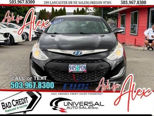 Eclipse Black 2014 Hyundai SONATA Hybrid Base