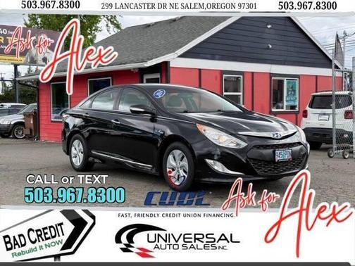 Eclipse Black 2014 Hyundai SONATA Hybrid Base