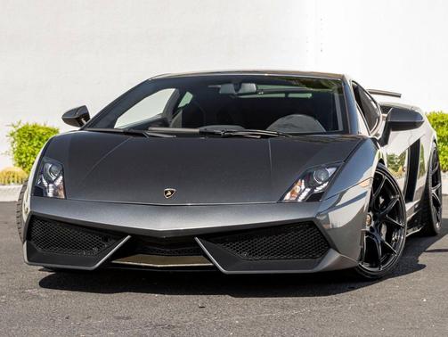 Gray 2013 Lamborghini Gallardo LP570 4 Superleggera