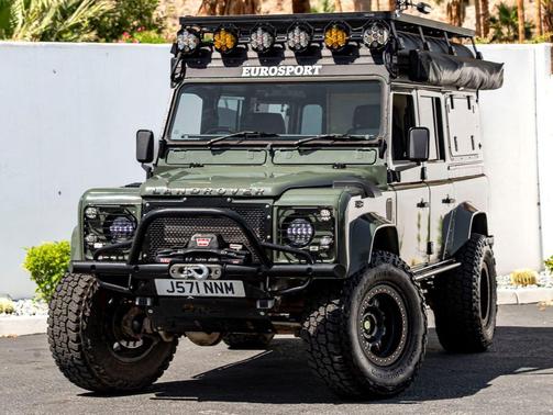 Green 1991 Land Rover Defender 110