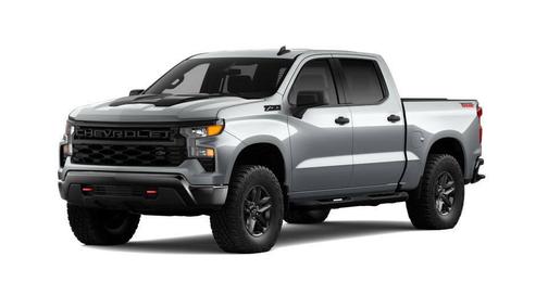 Sterling Gray Metallic 2026 Chevrolet Silverado 1500 Custom Trail Boss