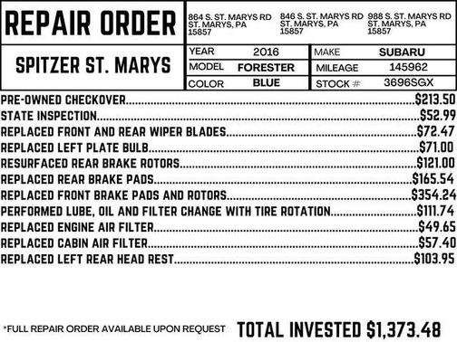 2016 Subaru Forester 2.5i Premium