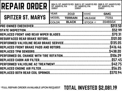 2019 GMC Terrain SLT