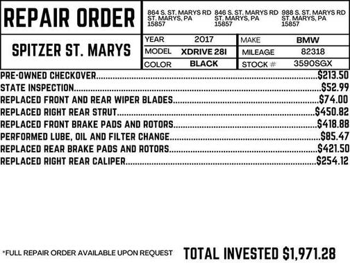 2017 BMW X3 xDrive28i