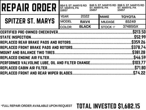 2022 Toyota RAV4 XLE