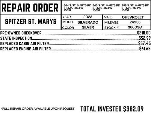 2023 Chevrolet Silverado 2500 Custom