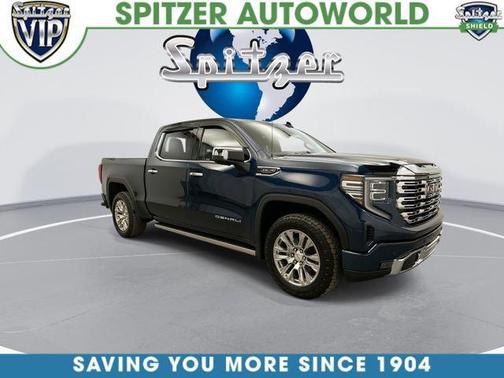 Pacific Blue Metallic 2022 GMC Sierra 1500 Denali