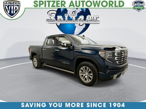 Pacific Blue Metallic 2022 GMC Sierra 1500 Denali