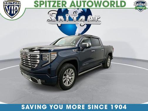 Pacific Blue Metallic 2022 GMC Sierra 1500 Denali