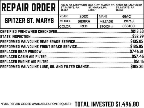 2020 GMC Sierra 1500 SLT