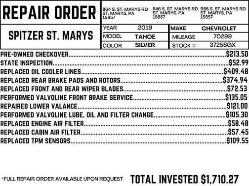 2019 Chevrolet Tahoe LT