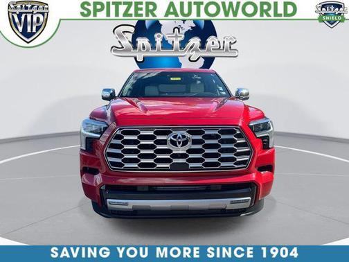 Supersonic Red 2024 Toyota Sequoia Capstone