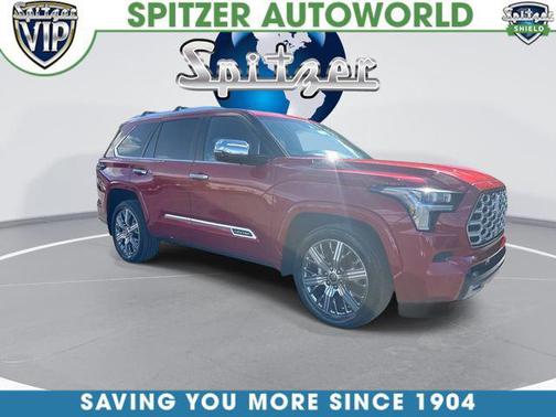 Supersonic Red 2024 Toyota Sequoia Capstone
