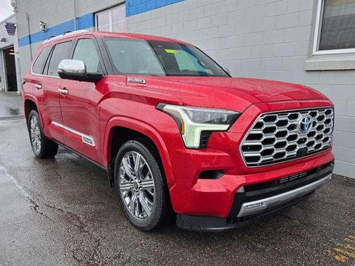 Supersonic Red 2024 Toyota Sequoia Capstone