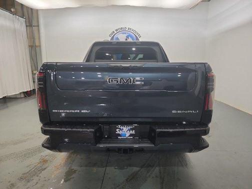 Deep Ocean Metallic 2025 GMC Sierra EV Extended Range Denali