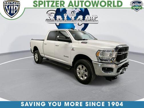 Bright White Clearcoat 2021 RAM 2500 Big Horn Crew Cab 4x4 6'4' Box