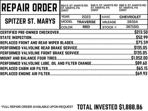2023 Chevrolet Traverse LT Leather
