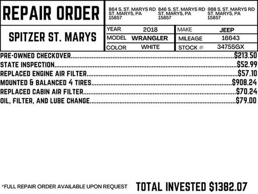 2018 Jeep Wrangler Rubicon