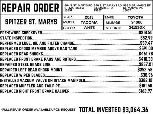 2013 Toyota Tacoma Base