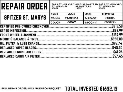 2023 Toyota Tacoma TRD Off Road