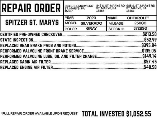 Sterling Gray Metallic 2023 Chevrolet Silverado 1500 RST