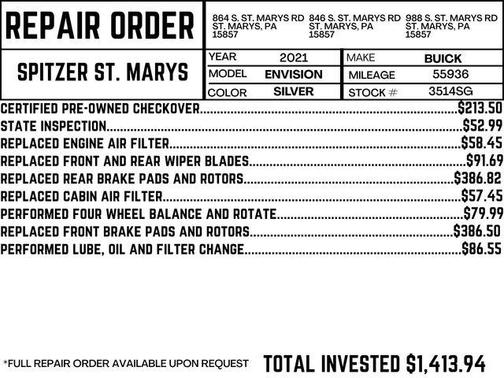 2021 Buick Envision AWD Preferred