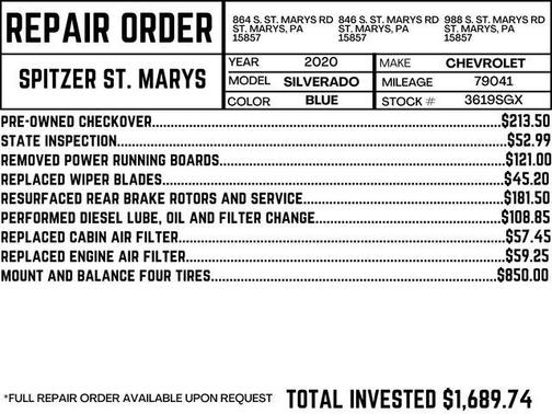 2020 Chevrolet Silverado 1500 RST