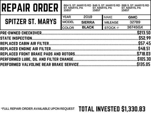 2019 GMC Sierra 1500 Elevation