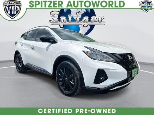 Pearl White Tricoat 2024 Nissan Murano SV Intelligent AWD