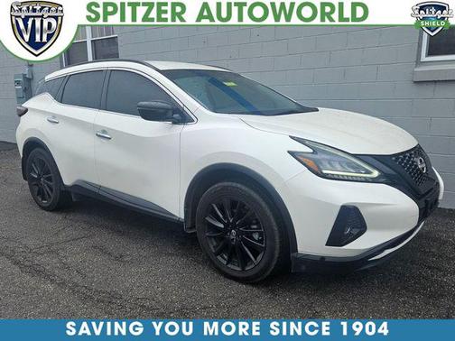 Pearl White Tricoat 2024 Nissan Murano SV Intelligent AWD