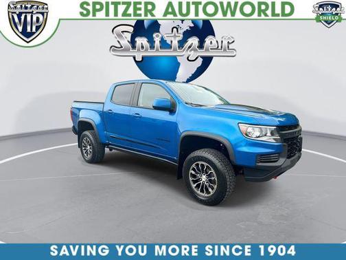 Bright Blue Metallic 2021 Chevrolet Colorado ZR2