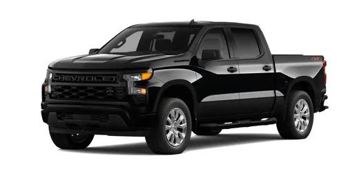 Black 2026 Chevrolet Silverado 1500 Custom