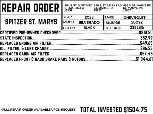 2023 Chevrolet Silverado 1500 LT