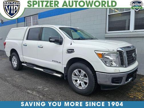 Glacier White 2017 Nissan Titan SV