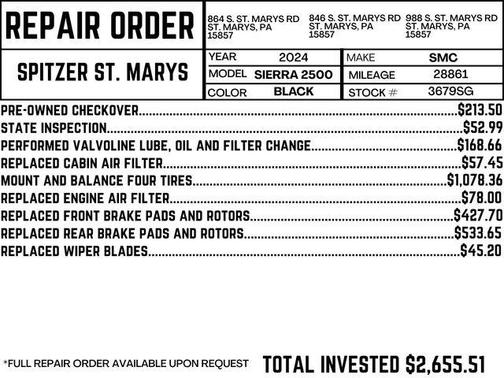 2024 GMC Sierra 2500 AT4