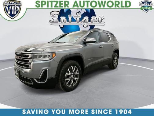 Satin Steel Metallic 2021 GMC Acadia AWD SLE