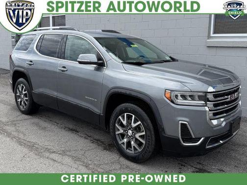 Satin Steel Metallic 2021 GMC Acadia AWD SLE